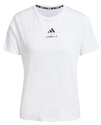 adidas Les Mills Graphic T-Shirt, Recycled Polyester, White