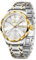 OLEVS Herren Armbanduhr Luxus Gold Silber Edelstahl Band Diamanten Herren Uhren Weiß Groß Wählscheibe Analoge Quarz Herrenuhren Wasserdicht Leuchtend Freizeit Datumsanzeige Herrenuhr