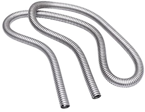 GAROZATION Edelstahl Kabelschutzrohr Für Kabelorganisation Und Schutz Im Fahrzeug- Und Heimbereich Abriebfeste Metallschlauch-kabelschutzhülle Für Kabelmanagement Und Sicherung