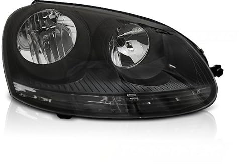 Scheinwerfer rechts TYC, schwarz, passend für VW Golf 5 10.03-09