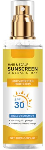 Scalp Sunscreen, UV Hair Protector Spray, SPF30 Hair Sun Protection Spray, Scalp Spf, hair Sun Protection spray, Non-Greasy UV Protection