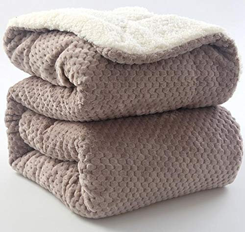 Manta Caliente - Coperta termica a doppio strato, 200 x 230 cm, per un inverno accogliente, morbida e calda, perfetta per casa, divano, letto, regalo di viaggio