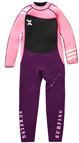 Gogokids Kinder Neoprenanzüge - Jungen Mädchen Rash Guard Einteiler Thermische Badeanzüge 2.5mm Neopren Taucheranzug Schnorchelanzug UV-Schutz 50+