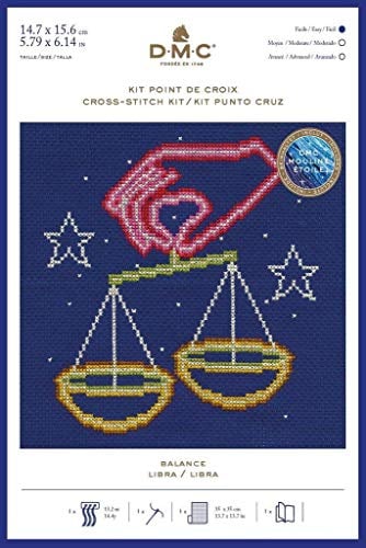 DMC Star Sign Cross Stitch Kit - Libra (BK1868)
