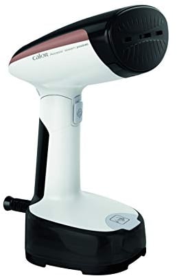 Calor Access Steam Pocket Défroisseur design ultra-compact avec tête pliable prêt en 15 secondes 1300 w débit de vapeur continu de 19 g/minute léger polyvalent réservoir d'eau de 120 ml DT3030C0