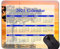 2021 Kalender Mauspad mit Feiertagen, Sunset Sun Holiday Mauspads