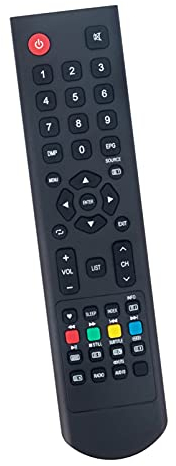 Télécommande Comapatible with Chiq Changhong OK. TV OTV 24H-5023C, OTV 32H-5022C, OTV 32H-5023C, OTV 40F-5023C, L19G4, L24G3, L24G4, L32G4, L43G4, L50G4, L55G4, 32G4500, OLD40670, OLD49670F, 32671H-TB