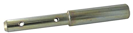 Universel - Axe Attelage Adaptable - Axe Goupille pour Attelage Tracteur/Tracteur Tondeuse/Charrue/Remorque - Longueur 180 mm (90 + 90 mm)/ Ø Axes : 19/25 mm - Distance Trou à Trou 57mm