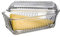 AL-FAHMI Rectangle & Round Glass Butter Dish - Stylish Butter with Lid Easy to Use and 100% Food Safe (Rectangle)