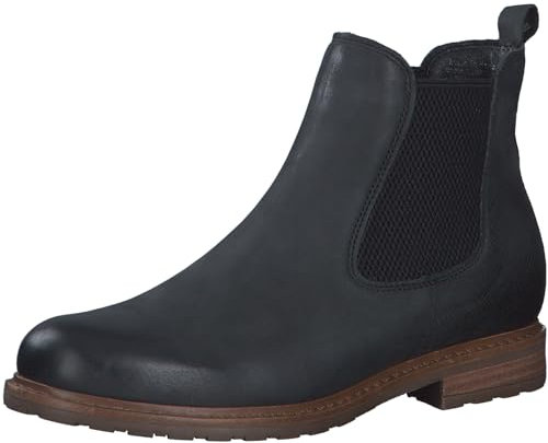 Tamaris Damen Klassische Ballerinas, Frauen Flats,TOUCHit-Fußbett,Slip-ons,klassisch elegant,Ballerinen,Pumps,Halbschuhe,Slipper,Black/Struct.,36 EU