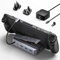 Station d'accueil JSAUX M.2 6-en-1 Compatible avec Steam Deck avec Ensemble Chargeur Adaptateur Secteur PD 65W, HDMI 2.0 4K@60Hz, Ethernet, Ports USB-A 3.2 Double et USB-C - HB0604 (SSD Non Inclus)
