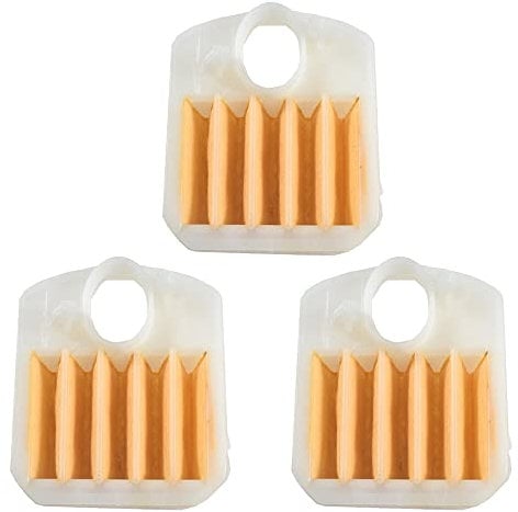 3Pcs Air Filter for Husqvarna 350 345 340 353 351 346 346XP Chainsaw, Replace 537024002, 537024003
