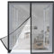 ARCOL Zanzariera Magnetica Finestra 90x150 cm in Fibra di Vetro – Stop Zanzare in 3 Min., Rete Ultra-Fine Anti-Insetti, Chiusura Automatica con Magneti e Pesi, Nastro a Strappo Extra-Largo (Nero)