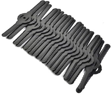 20 pezzi decespugliatore lama in plastica tagliaerba lame for testa tagliaerba elettrico pezzi di ricambio for decespugliatore da giardino
