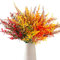YMIFEEY Herbstblumen Künstlich, 8 Bündel Herbststrauß Kunstblumen Herbst Farbverlauf Herbstblätter Herbstzweige, Herbst Pflanze Blumen für Herbstdeko Innen Draußen Outdoor Deko (8*Herbstgras)