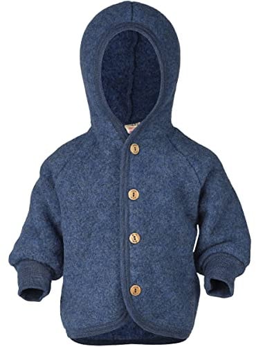 Engel Baby Jacke mit Kapuze Wollfleece