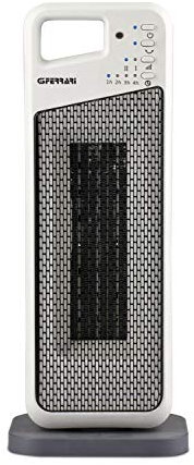 G3 Ferrari G60004 Termoventilatore Ceramico a Torretta, 2000 W, Plastica, Bianco-Grigio