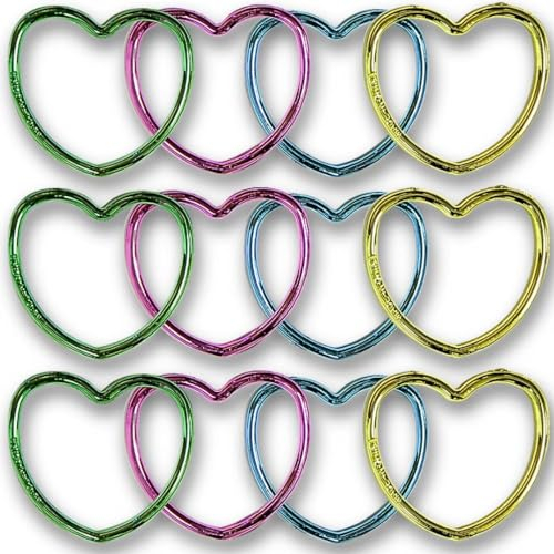 Partygeschenke - Herzförmige Armbänder - 12er-Pack