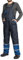 MAZALAT work wear Winter Arbeitslatzhosen männer, Gefüttert, Winddicht & Wasserdicht mit Reflektionsstreifen, Thermohose, Arbeitshose, Latzhose, XL