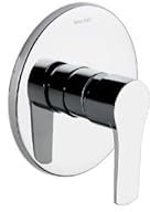 Ramon Soler - Grifo de Ducha Monomando Empotrado 1 Vía Cromado, Ahorro de Agua, Sistema S2, Diseño Moderno, Serie Titanium
