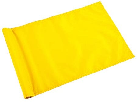 KONDAY Golf Flag,Green Golf Flags,Solid and Nylon Training Putting Green Flag,Indoor Outdoor Backyard Garden Portable Golf Target Flags,19.7inch*13.4inch (Yellow)