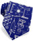 Blue Elements & Instruments of Nuclear Physics Herren Krawatte Krawatte