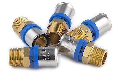 Raccord Multicouche à Sertir Multi profils Ø20 - Mâle 15x21 sachet de 5 raccords NOYON & THIEBAULT