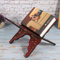 AMONIDA Exquisite Form Koranständer, eleganter und schöner Koranständer, praktisches Geschenk Koran Bücherregal für Lehrbücher Home Malbücher Scores Wohnkultur Buch Koranhalter Dekoration