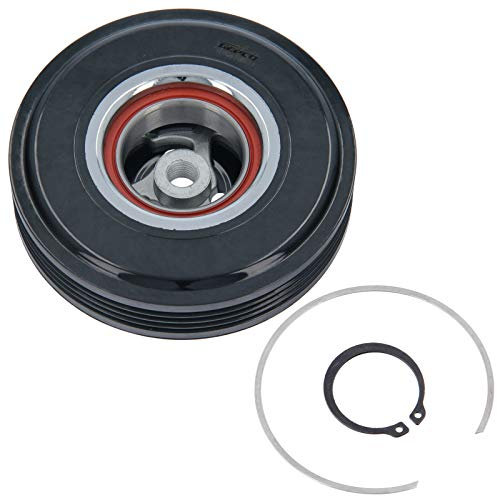 GEPCO Klimakompressor Magnetkupplung Riemenscheibe Magnetspule kompatibel mit BMW 5er E60 E61 7er E65 E66 E67 für DENSO: 7SEU17C 64509174802