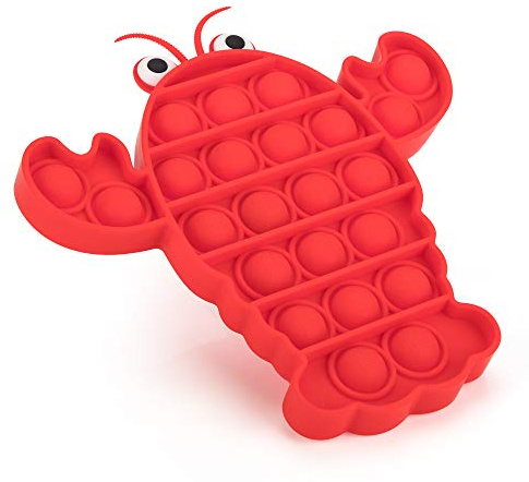 Excellentas Fidget Push Pop Toy Luftpolster Pop it Bubble Anti Stress Spielzeug Geschicklichkeitsspiel für Jung und Alt, Erwachsen oder Kinder Krabbe