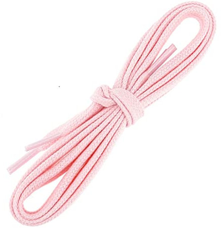 Les Lacets Français. Lacets plats et épais. Sneakers, Coton. Rose Anglais. 110cm FABRIQUE EN FRANCE