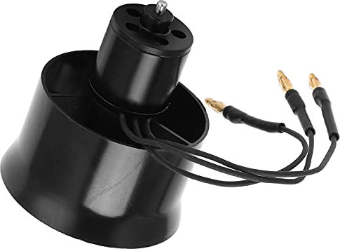 VGEBY RC Ducted Fan, 30mm EDF 6 Blades Ducted Fan with QF1611 7000KV 2‑4S Brushless Motor for RC Airplane
