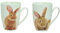 2er SET KAFFEETASSE Hase PORZELLAN weiss 340ml Tasse Kaffeebecher Ostern Häschen Küken Huhn Osterhase Blumen Frühling Osterdeko Teetasse wk900