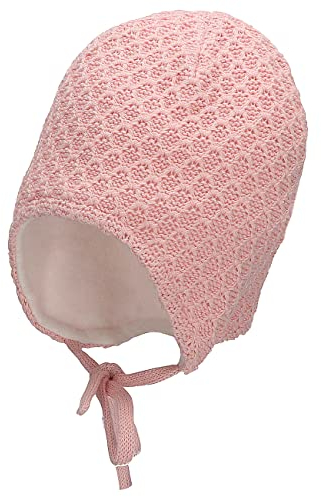 Sterntaler Baby Mädchen Strickmütze GOTS Mit Bindebändern - Aus Baumwolle - Rosa, 41