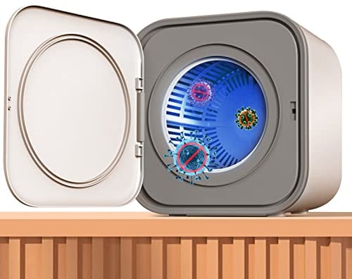 LNLN 200W Mini Tumble Dryer, 5 Minutes / 2 Hours Touch Two-Speed Adjustment, Wall Mount/Desktop, For Underwear/Towel/Sock/Makeup Tools
