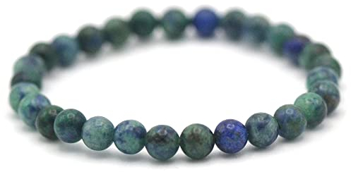 Miracles Minéraux Perlenarmband, rund, 6 mm, Naturstein, französische Handwerkskunst, große Auswahl