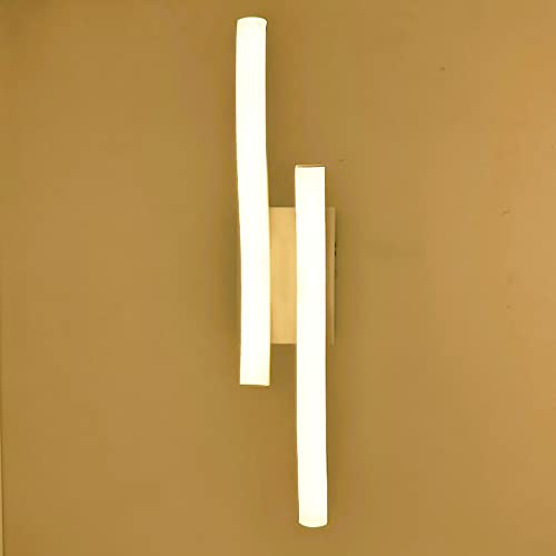 ANMECS LED Applique da Parete Interno Moderno 10W 800LM, Lampada da Parete luce da parete a muro per Camera da letto Scale Corridoio Soggiorno (Luce Naturale/4000K)