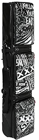 Multifunktions-Snowboardtasche mit großer Kapazität und Rollen, Einzel-/Doppelboard-Skitasche, 3 Aufbewahrungsfächer, Stiefel, Helm, Reise-, Kletter-, Camping-Rucksack, f