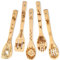 Juego de 5 cucharas de madera para cocinar, decoración de cocina de Harry Potter, espátula de bambú HP para accesorios de cocina de granja, regalos para inauguración de la casa, boda, Navidad