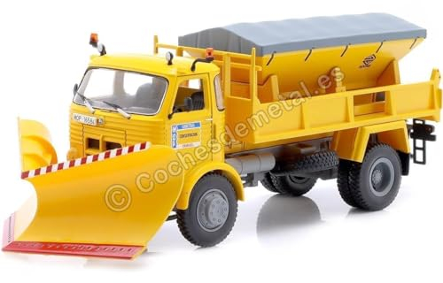 1980 Camión Pegaso 3040 con Quitanieves Amarillo 1:43 Salvat PEG3040