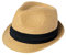 Comhats Herren Strohhut Sommerhut mit Sonnenschutz Panama Fedora Trilby Hut für Damen und Männer Faltbarer Strandhut Khaki L
