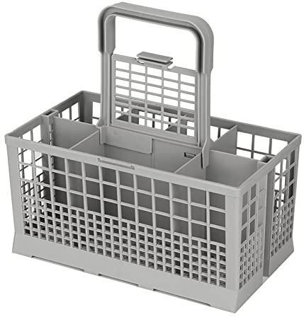 BROLEO Cesta para Lavavajillas, Universal Cesta Universal Duradera para Cubiertos con 8 Compartimentos Lavavajillas