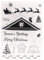 Arbuya Transparente Stempel für Kartenherstellung oder Tagebuch, Winterhaus, Dach, Weihnachtsbaum, Gummistempel für Scrapbooking, Tagebücher, Papier, Basteln, Dekoration