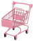ABOOFAN 3 STK Einkaufswagen Mit Rädern Mini-Trolley Desktop-müllwagen Zielwagen Täuschen Sie Spielwagenspielzeug Vor Rosa Wagen Mini-Wagen Puppenwagen Kinderwagen Einkaufskorb Lustig Baby
