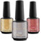 SHAYENNE UV Nagellack Set -MADE in GERMANY 3 Stück - 78 Golden Glam 15 ml - 106 Silver Diamond 15ml - 109 Glitter Rose 15ml Gel Farblack Gellack Nagel Lack Nail Polish Nagelgel