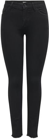 ONLY Female Skinny Jeans ONLHUSH Mittlere Taille Skinny Fit Jeans