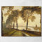 Todessee Terrasse Joseph Mallord William Turner, jwt82, Kunstdruck auf Leinwand, Fine Art, gerahmt, fertig zum Aufhängen, hochwertig, 100 x 70 cm