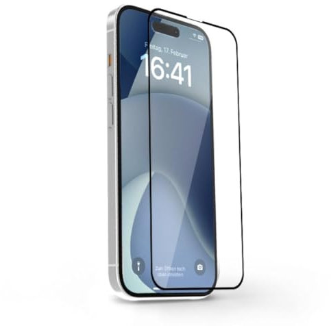 Woodcessories - Japanisches 3D Schutzglas kompatibel mit iPhone 16 Displayschutz