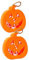 Sosoport 2st Halloween-lichter Halloween Dekoratives Licht Halloween-atmosphäre-lampe Laternen Für Die Herbsternte Halloween-led-kerzenlichter Halloween-laternenlicht 3d-nachtlicht Plastik