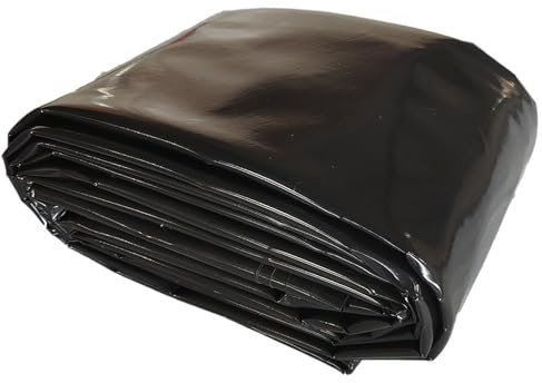 JCPSH Liner pour Bassin Bâche Bassin Liner Bassin Poisson Piscines Membrane pour L'aménagement Paysager Revêtement Extérieur étanche pour Piscine Et Bassin(Size:5 * 5m(16.4 * 16.4ft) 20S)